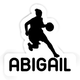 Abigail Sticker Basketball Player Image