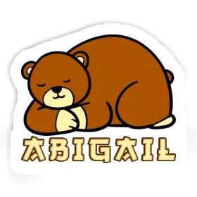 Sticker Bear Abigail Image