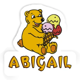 Ice Cream Sticker Abigail Image