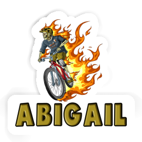 Freeride Biker Sticker Abigail Image