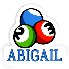 Autocollant Abigail Boule de billard Image