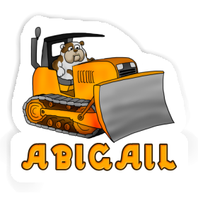 Bulldozer Sticker Abigail Image