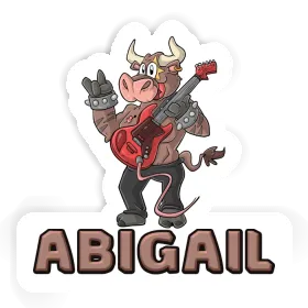 Sticker Abigail Guitarist Image