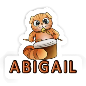 Drummer Sticker Abigail Image