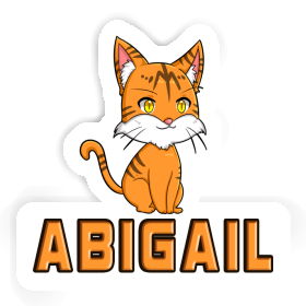 Autocollant Chat Abigail Image