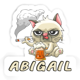 Sticker Smoking Cat Abigail Image