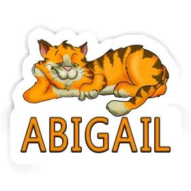 Chat Autocollant Abigail Image