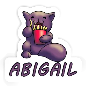 Sticker French Fry Cat Abigail Image