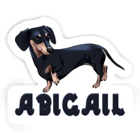 Abigail Sticker Dachshund Image