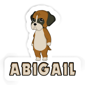 Sticker German Boxer Abigail Image