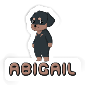 Rottweiler Sticker Abigail Image