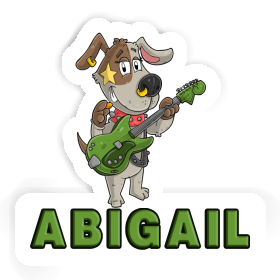 Sticker Abigail Guitarist Image