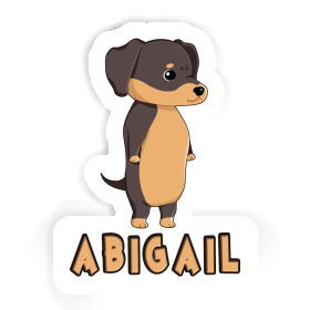 Abigail Sticker Dachshund Image