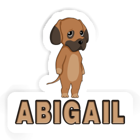  Great Dane Sticker Abigail Image