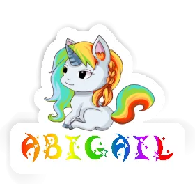 Sticker Unicorn Abigail Image