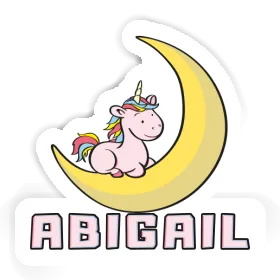 Moon Unicorn Sticker Abigail Image