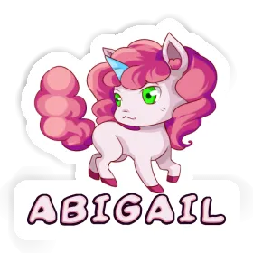 Sticker Abigail Unicorn Image