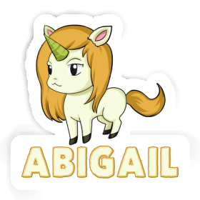 Abigail Sticker Unicorn Image