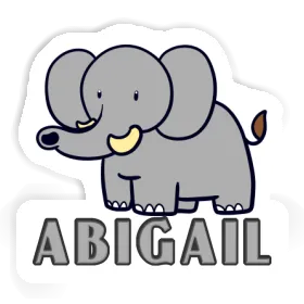 Sticker Abigail Elefant Image