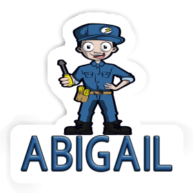 Electrician Sticker Abigail Image