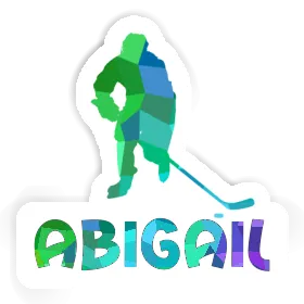 Sticker Abigail Hockey Player Image