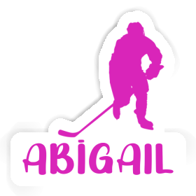 Sticker Abigail Hockey Player Image