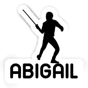 Abigail Sticker Fencer Image