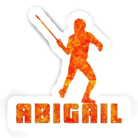 Abigail Sticker Fencer Image