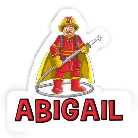 Sticker Firefighter Abigail Image