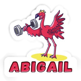 Sticker Weight Lifter Abigail Image