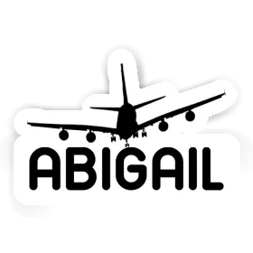 Sticker Abigail Airplane Image