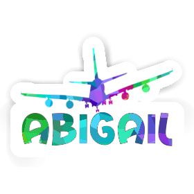 Abigail Sticker Airplane Image