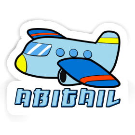 Sticker Airplane Abigail Image