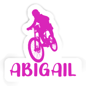 Freeride Biker Sticker Abigail Image