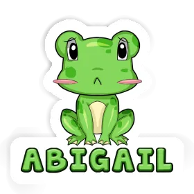 Abigail Sticker Frog Image