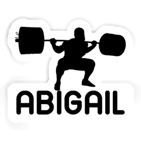 Abigail Sticker Weightlifter Image