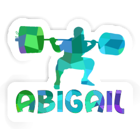 Abigail Sticker Weightlifter Image