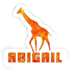 Sticker Abigail Giraffe Image