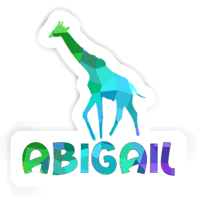 Sticker Abigail Giraffe Image