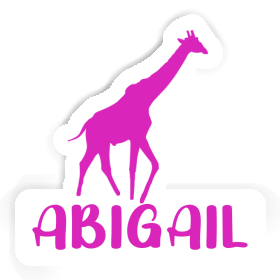 Giraffe Sticker Abigail Image