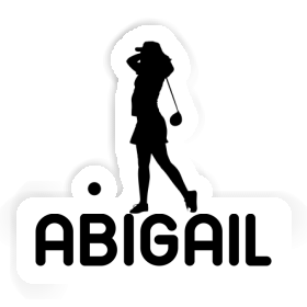 Sticker Abigail Golfer Image