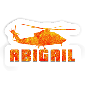 Abigail Sticker Helicopter Image