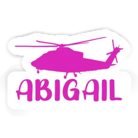 Abigail Sticker Helicopter Image