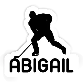 Sticker Abigail Hockey Player Image