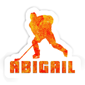 Sticker Abigail Hockey Player Image