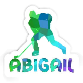 Sticker Abigail Hockey Player Image