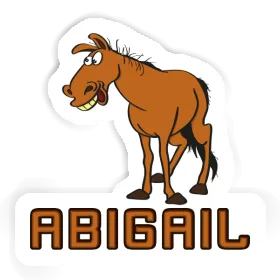 Horse Sticker Abigail Image