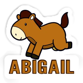 Horse Sticker Abigail Image