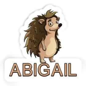 Sticker Abigail Standing Hedgehog Image