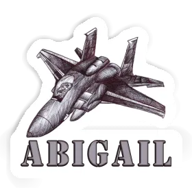 Airplane Sticker Abigail Image